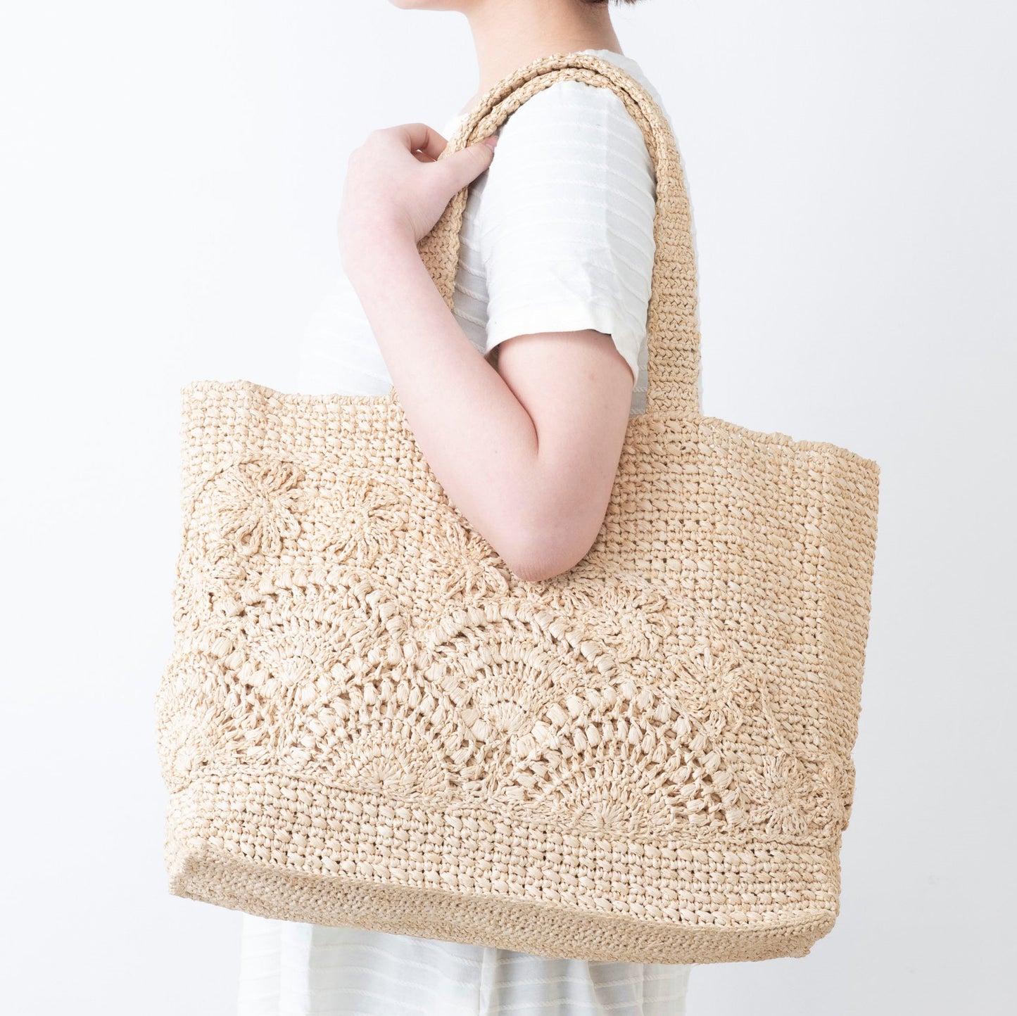 Hand Crochet Raffia Bag - PLAGE