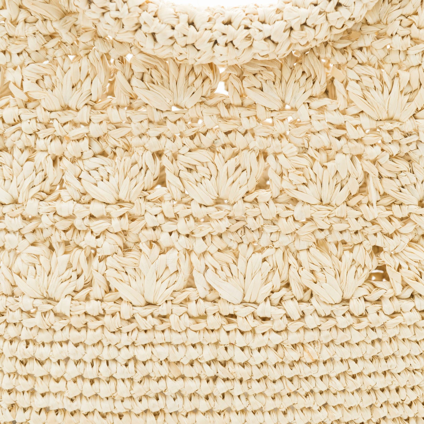 Hand Crochet Raffia Bag - Shell Bag