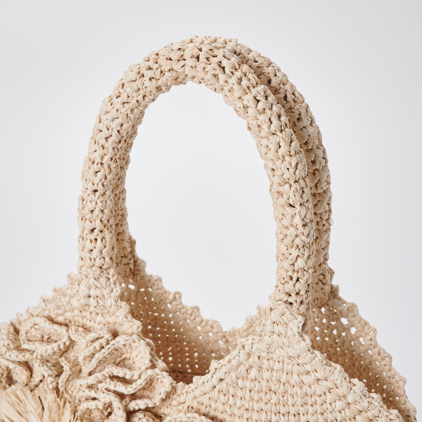 Hand Crochet Raffia Bag - Sanjyu Bag