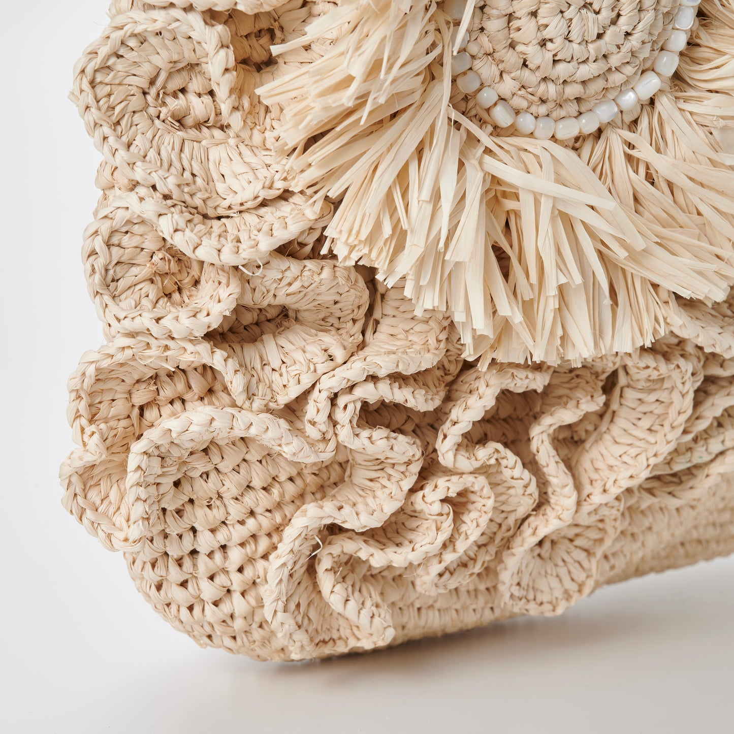 Hand Crochet Raffia Bag - Sanjyu Bag
