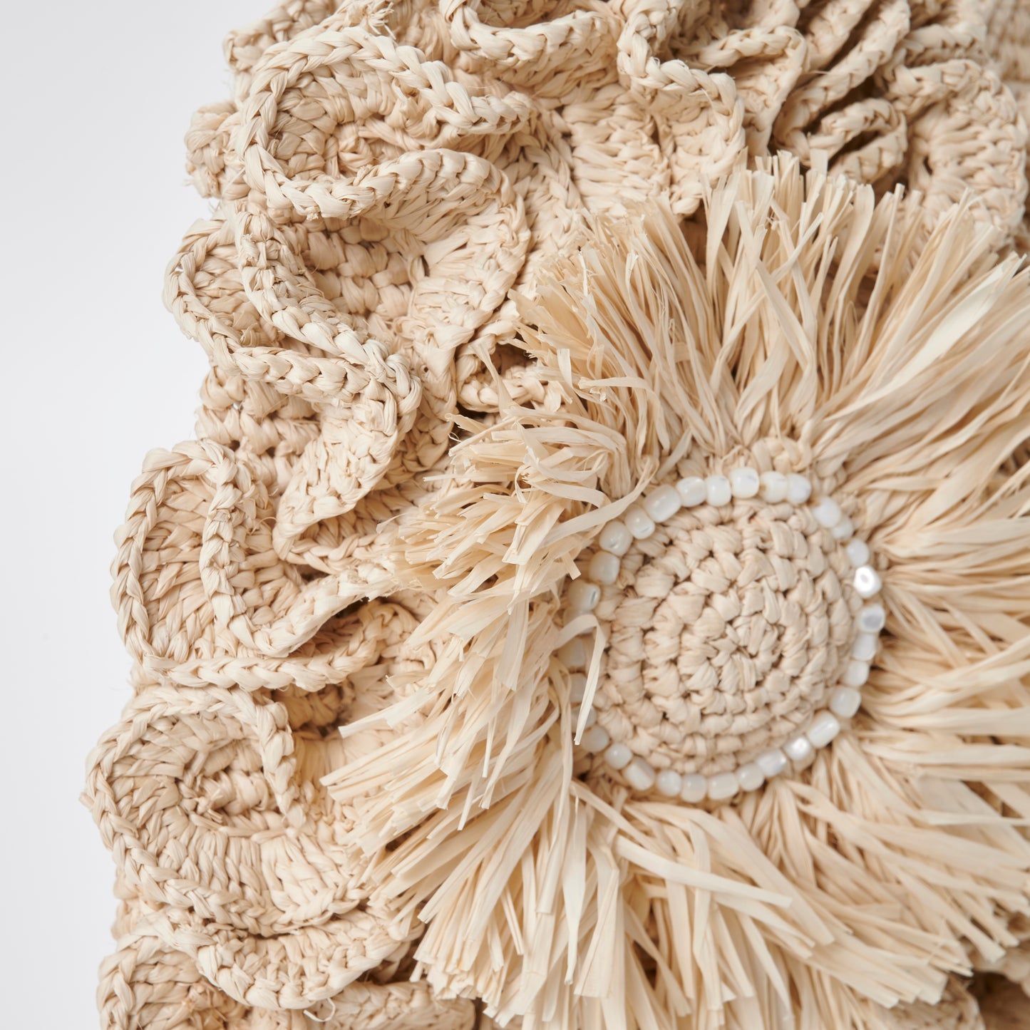 Hand Crochet Raffia Bag - Sanjyu Bag