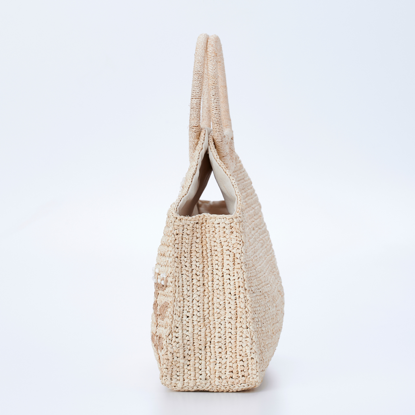 Hand Crochet Raffia Bag - MONICA