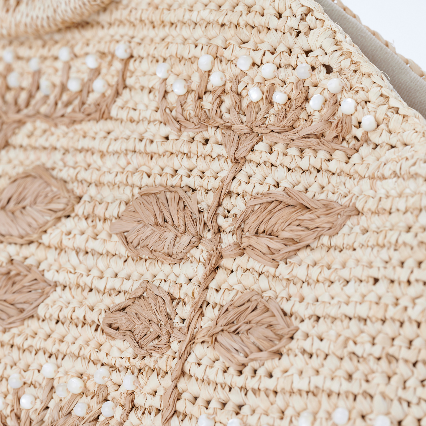 Hand Crochet Raffia Bag - MONICA