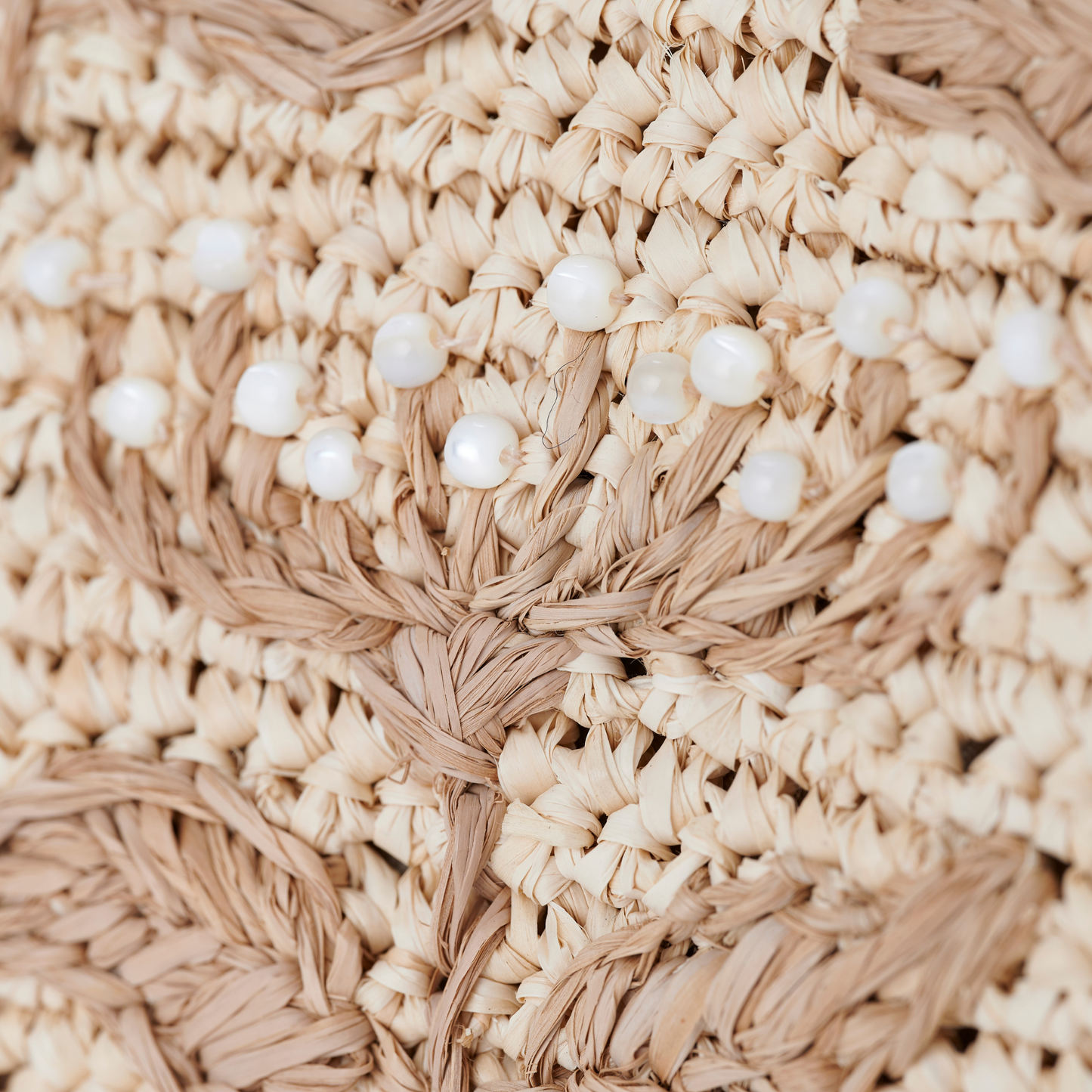 Hand Crochet Raffia Bag - MONICA