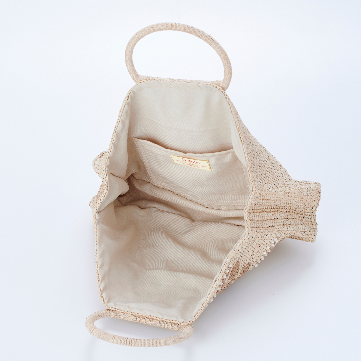 Hand Crochet Raffia Bag - MONICA