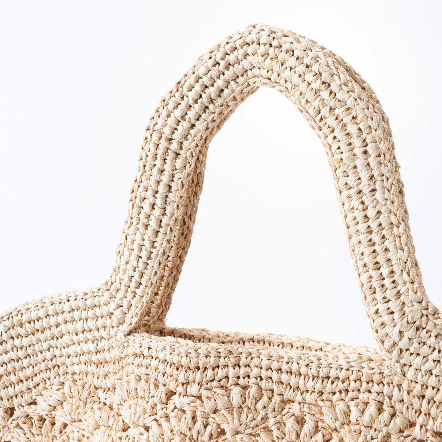 Hand Crochet Raffia Bag - ANEMONE