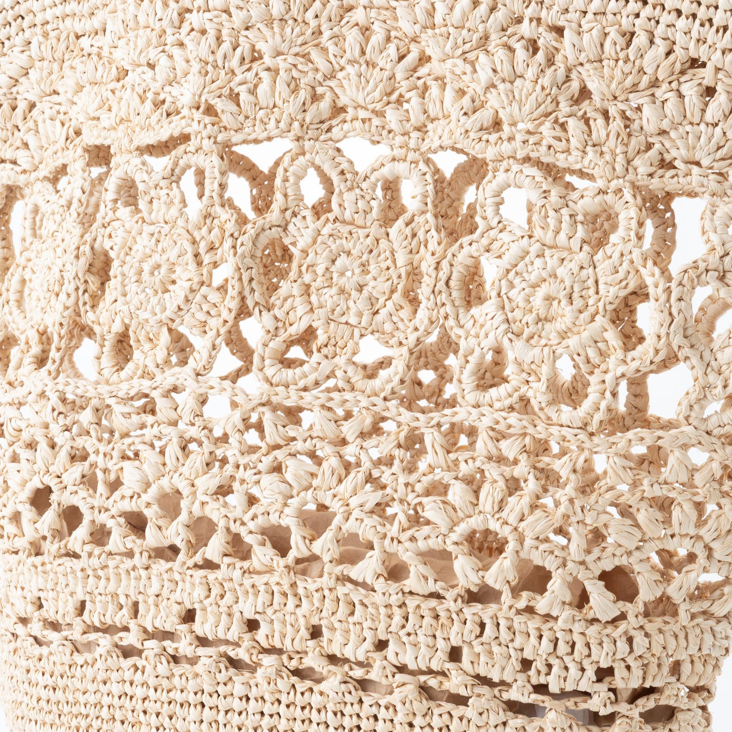 Hand Crochet Raffia Bag - ANEMONE