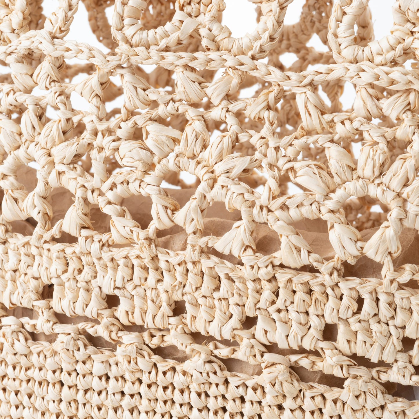 Hand Crochet Raffia Bag - ANEMONE