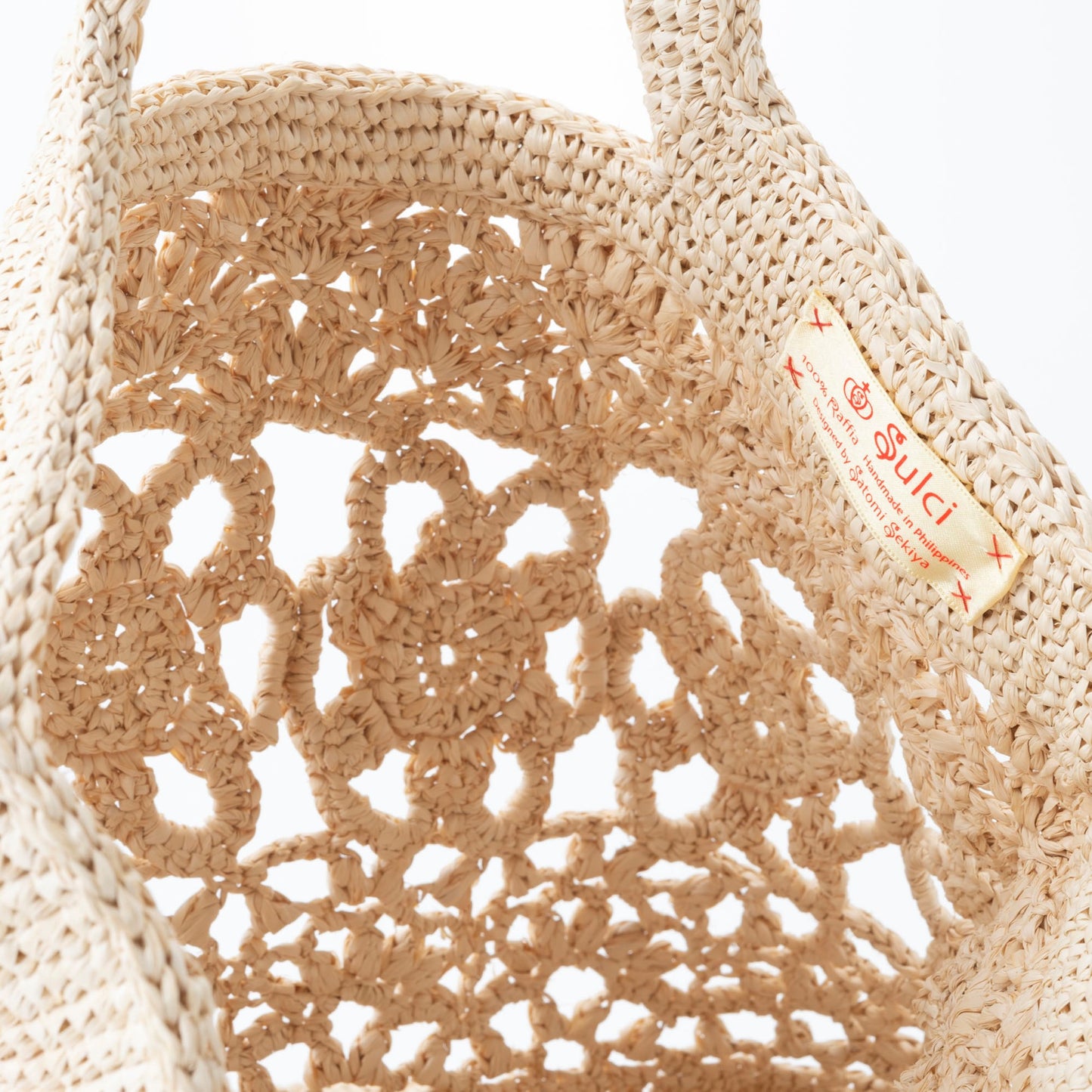 Hand Crochet Raffia Bag - ANEMONE