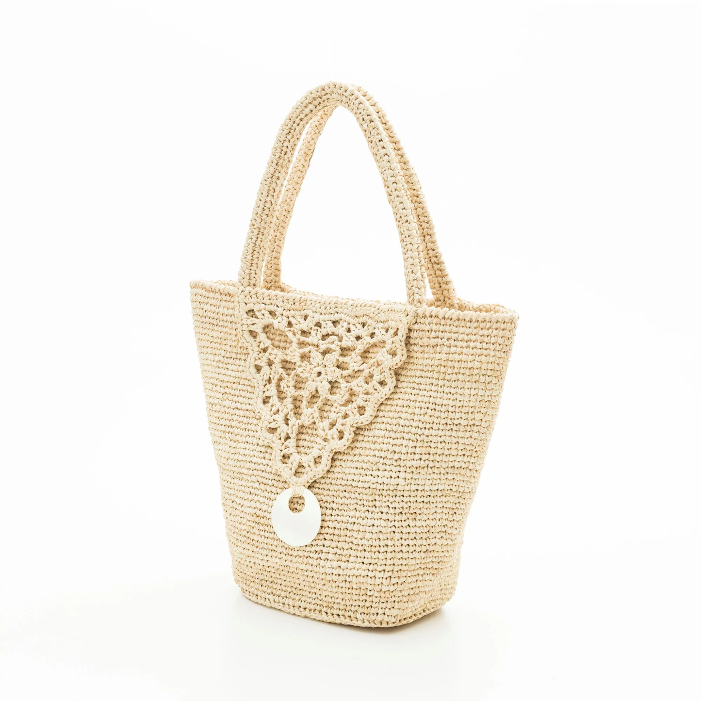 Hand Crochet Raffia Bag - BABE