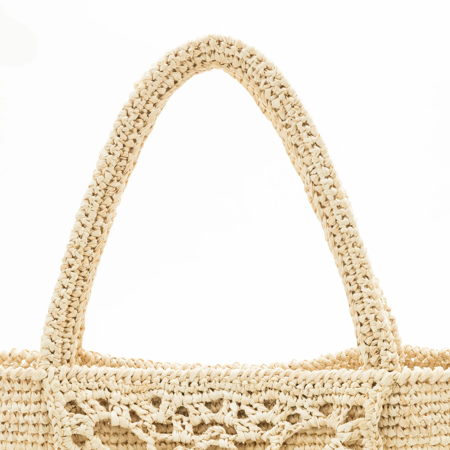 Hand Crochet Raffia Bag - BABE