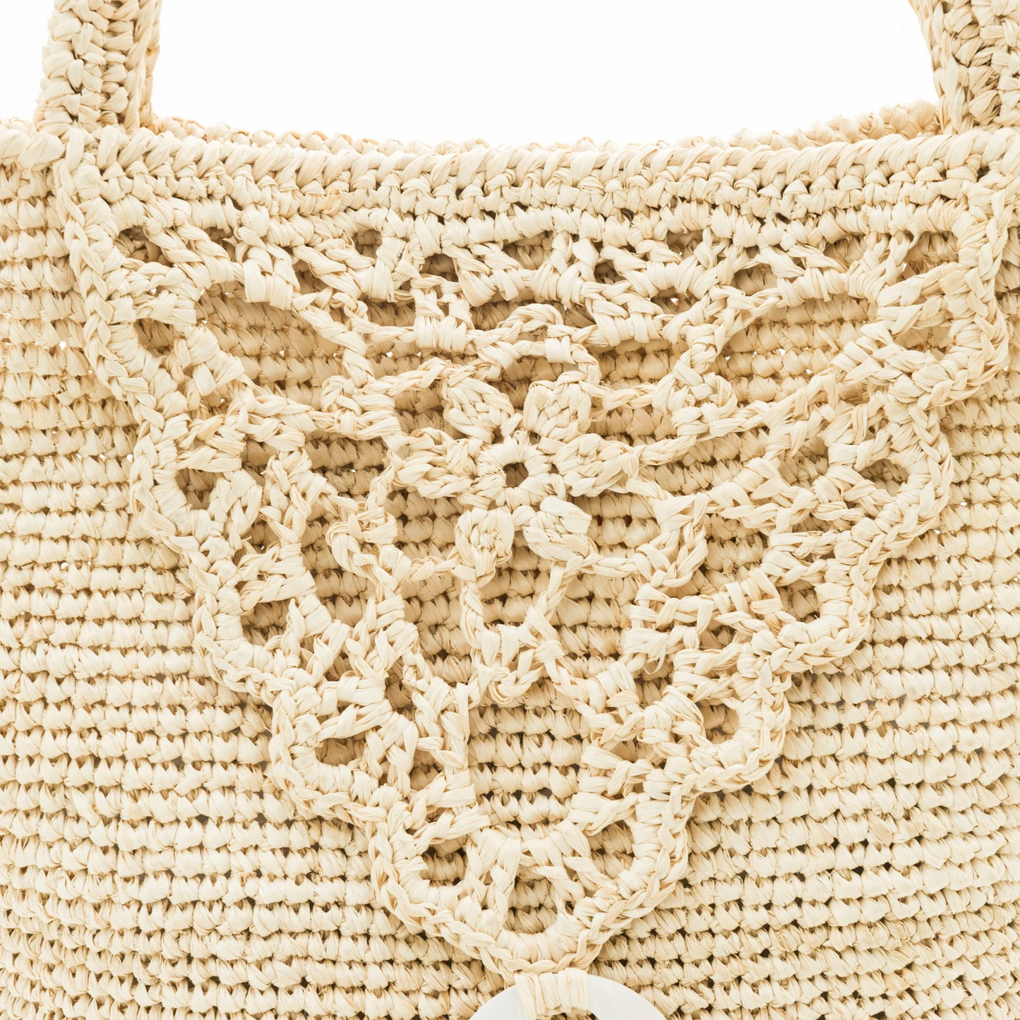 Hand Crochet Raffia Bag - BABE