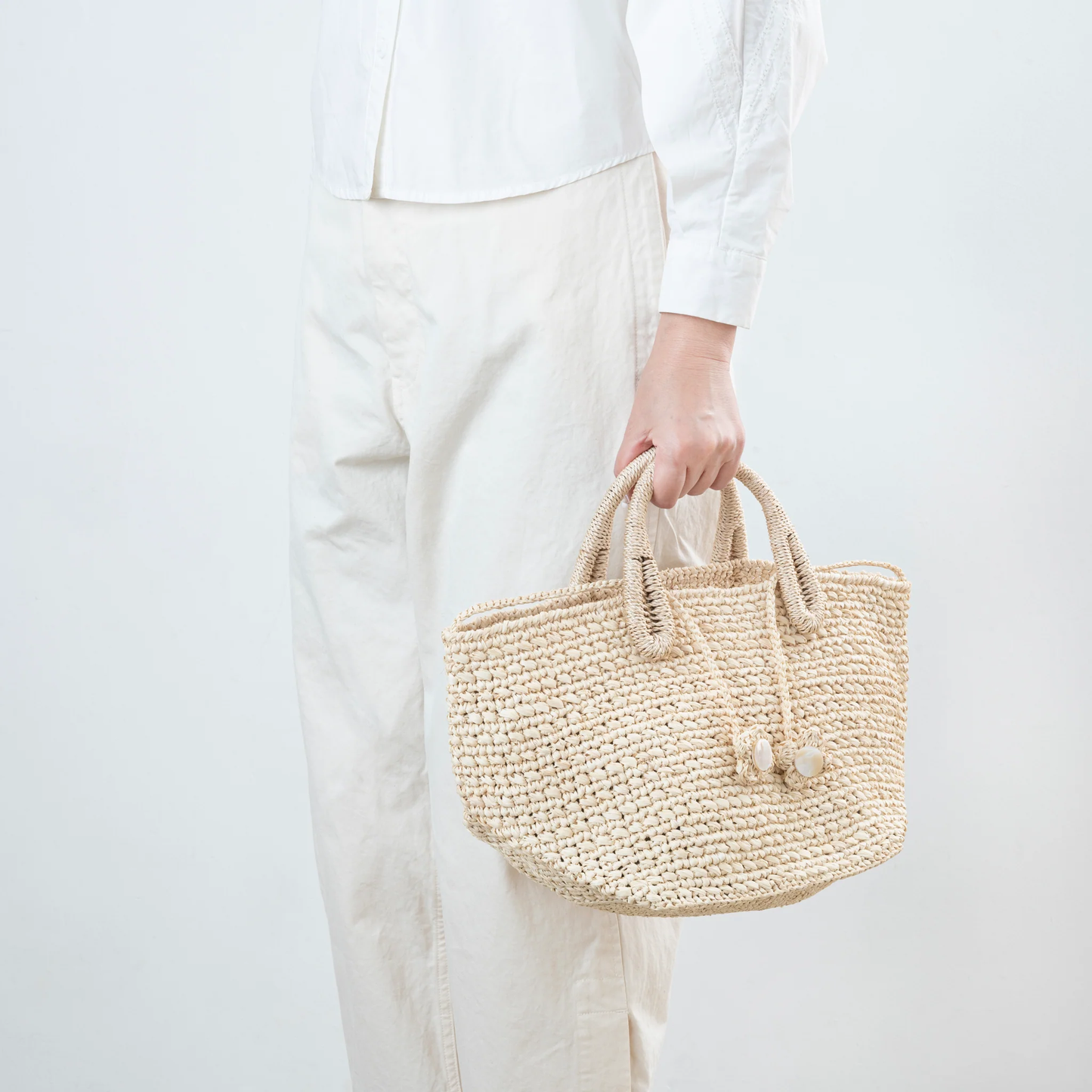 Hand Crochet Raffia Bag - CHACHA