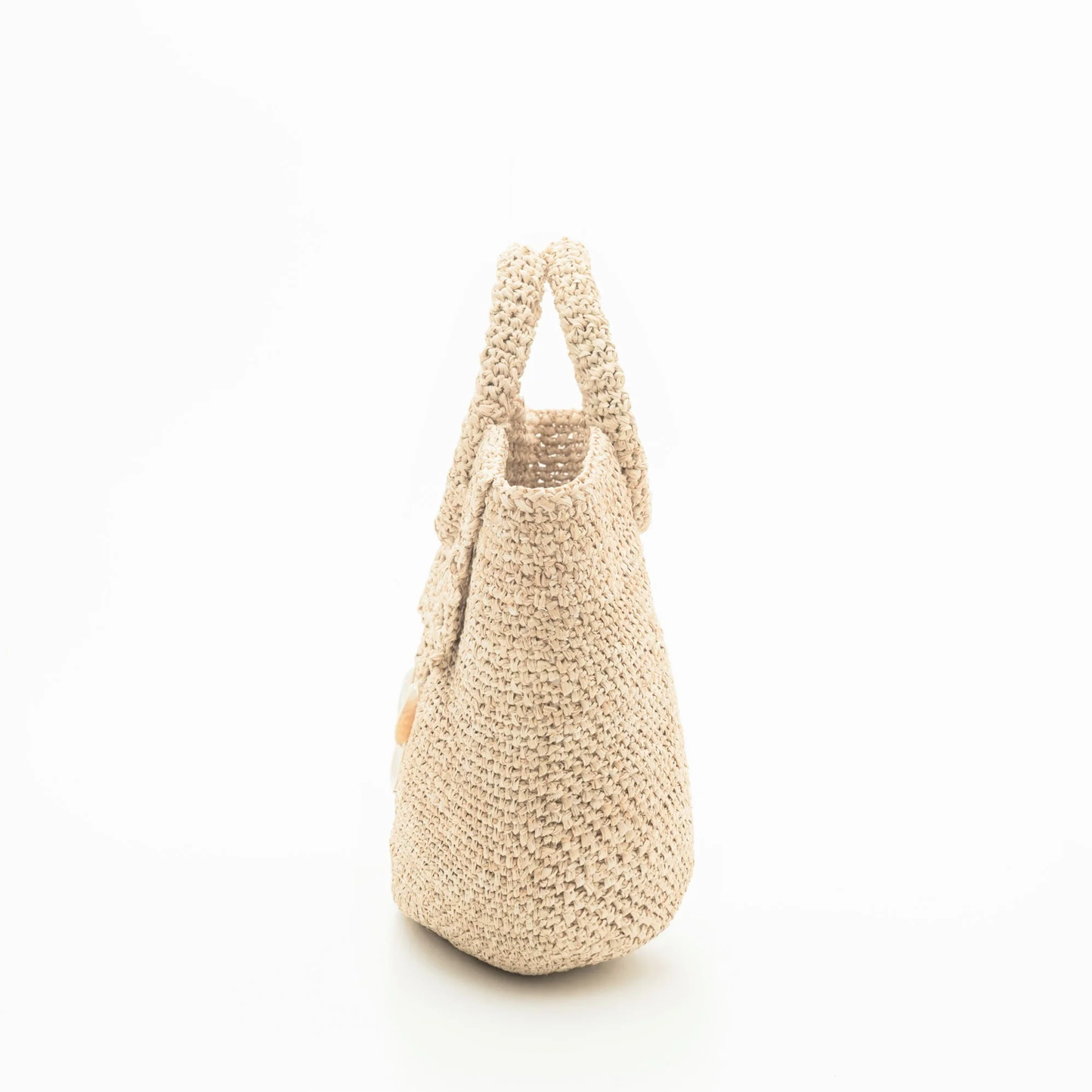 Hand Crochet Raffia Bag - CROWN