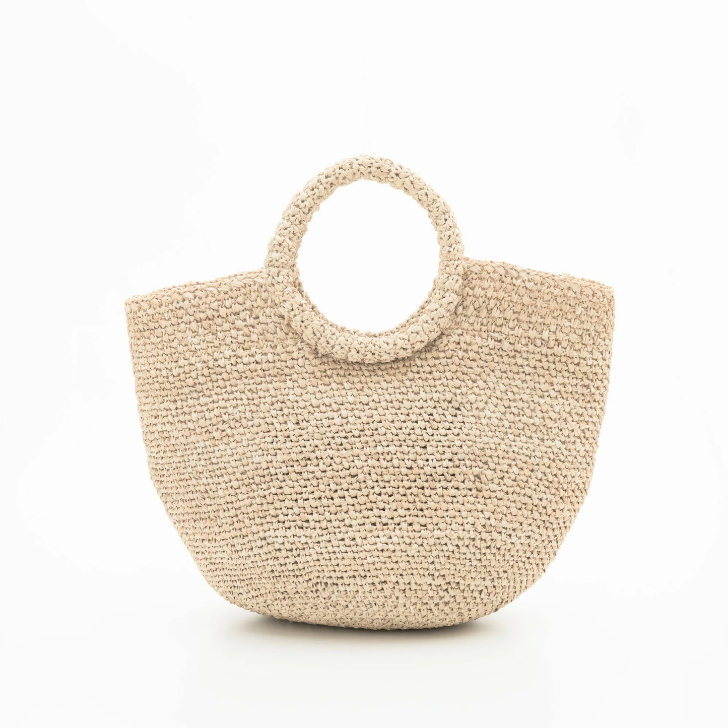 Hand Crochet Raffia Bag - CROWN