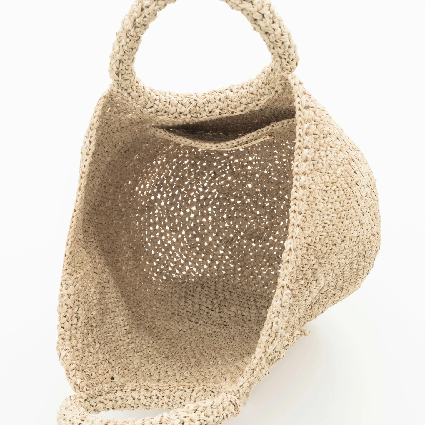 Hand Crochet Raffia Bag - CROWN