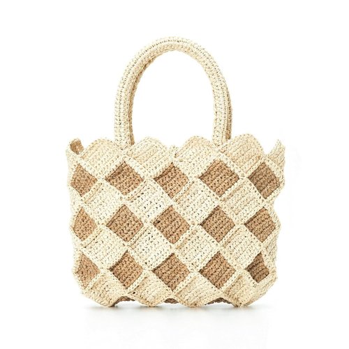 Hand Crochet Raffia Bag - DIA