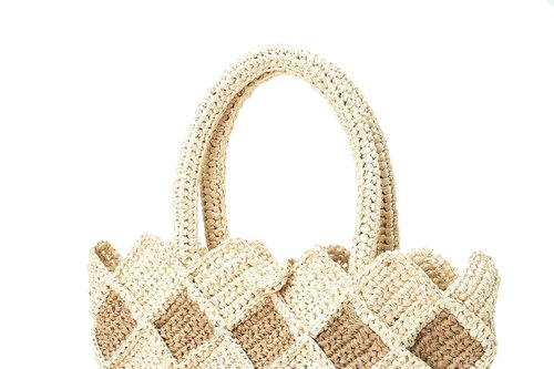 Hand Crochet Raffia Bag - DIA
