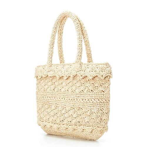 Hand Crochet Raffia Bag - ELLY