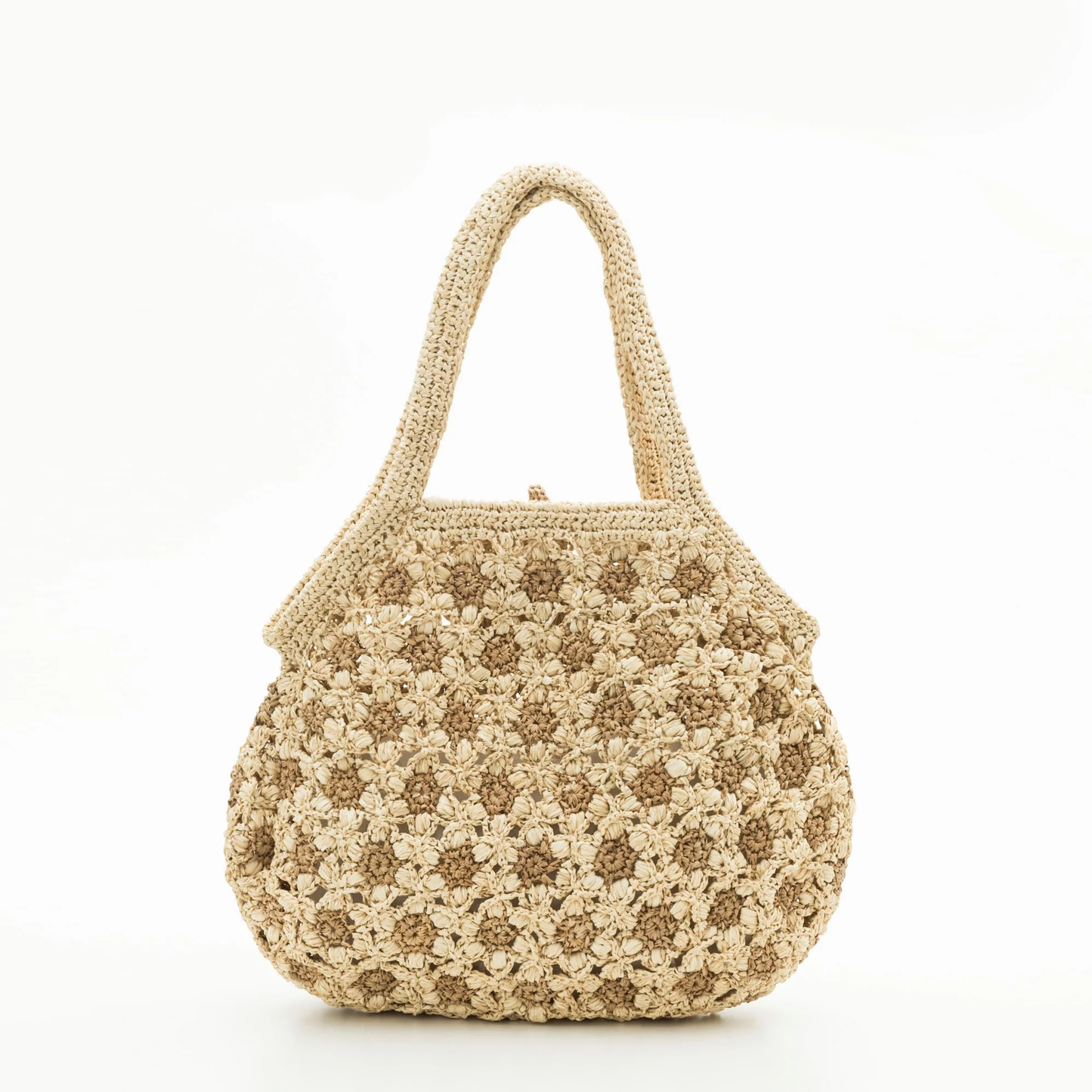 Hand Crochet Raffia Bag - FLORIAN