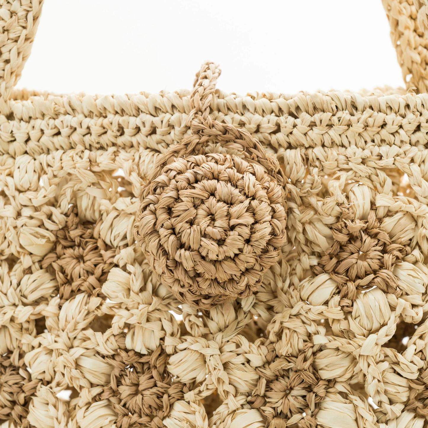 Hand Crochet Raffia Bag - FLORIAN