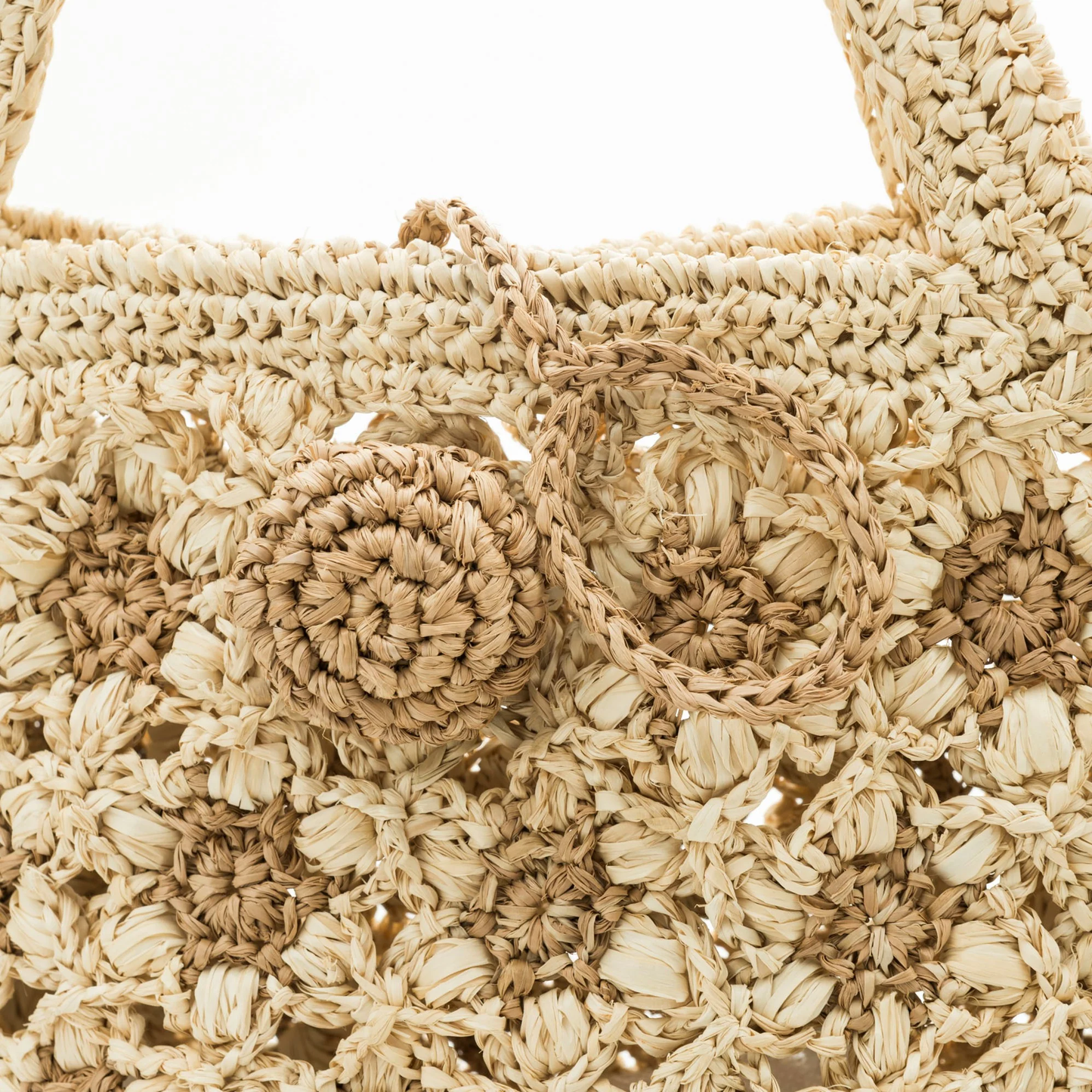 Hand Crochet Raffia Bag - FLORIAN
