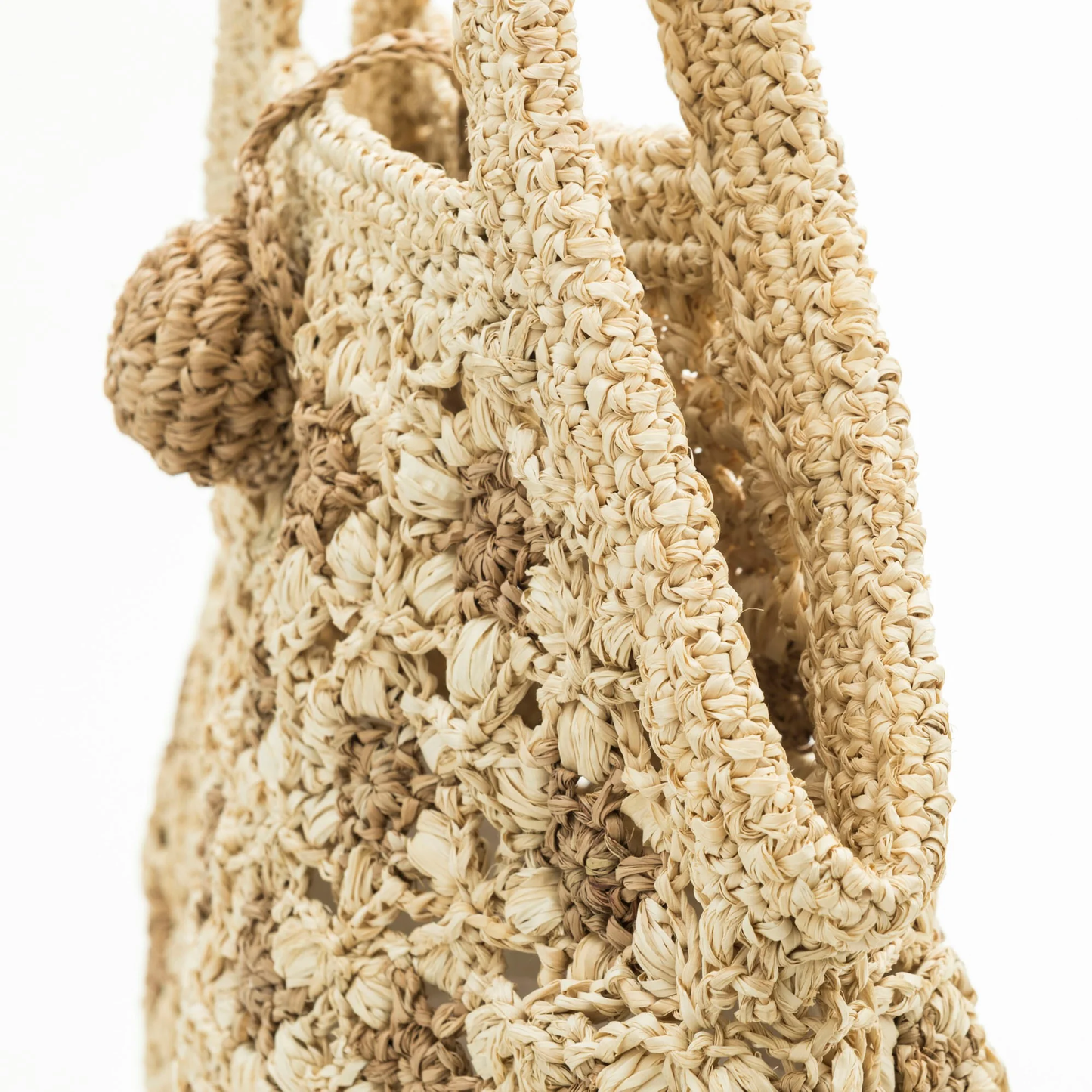 Hand Crochet Raffia Bag - FLORIAN