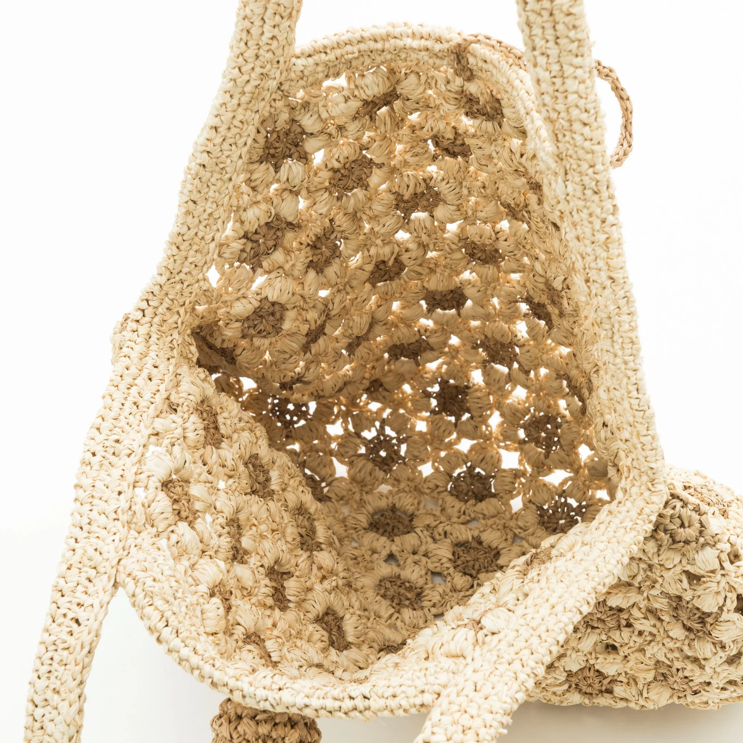 Hand Crochet Raffia Bag - FLORIAN