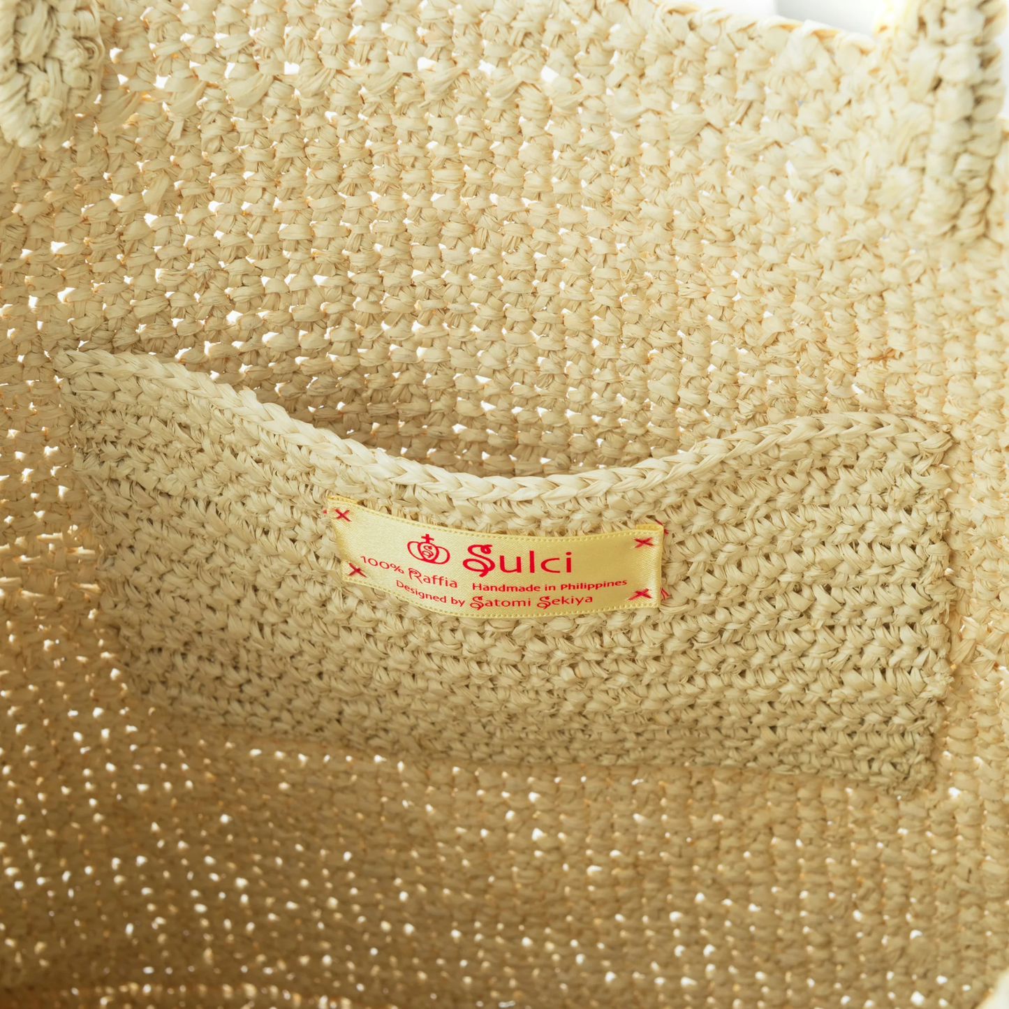 Hand Crochet Raffia Bag - GEM