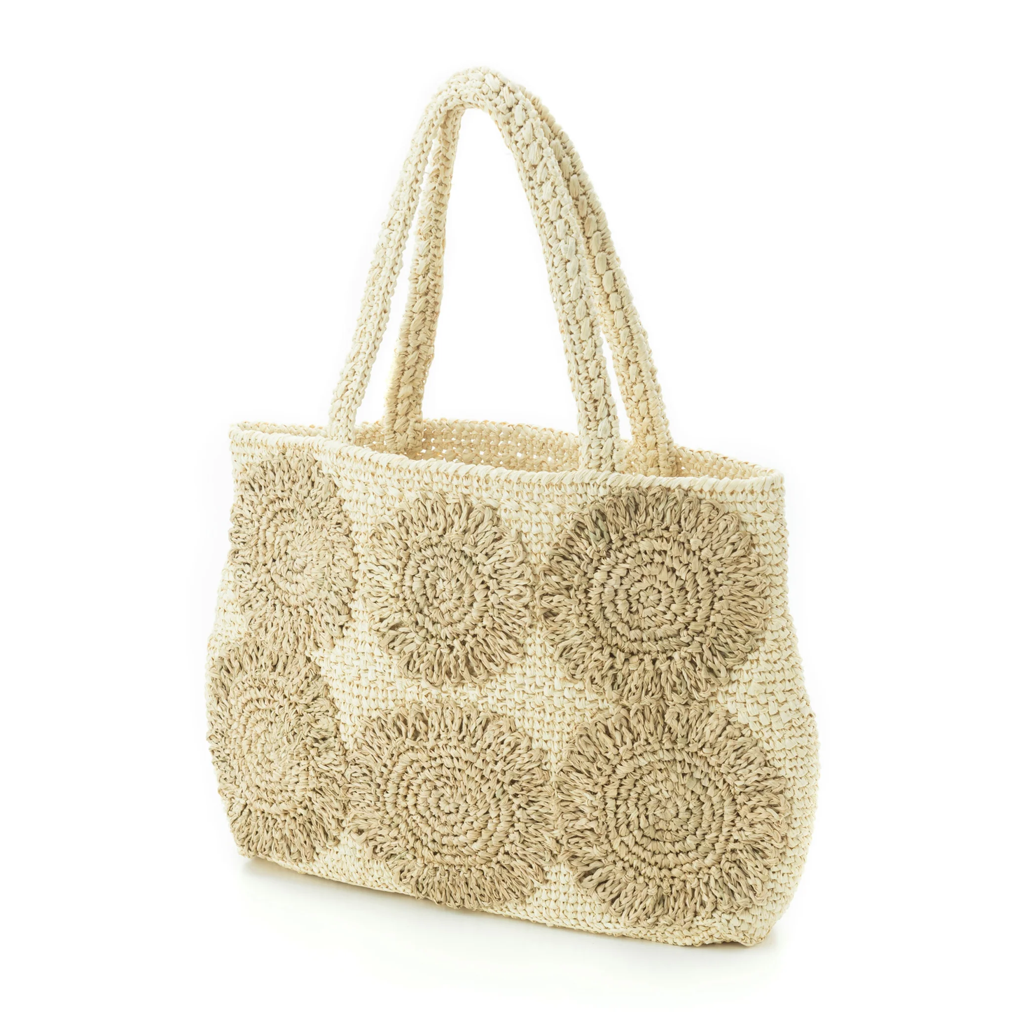 Hand Crochet Raffia Bag - GEM