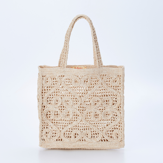 Hand Crochet Raffia Bag - HARP