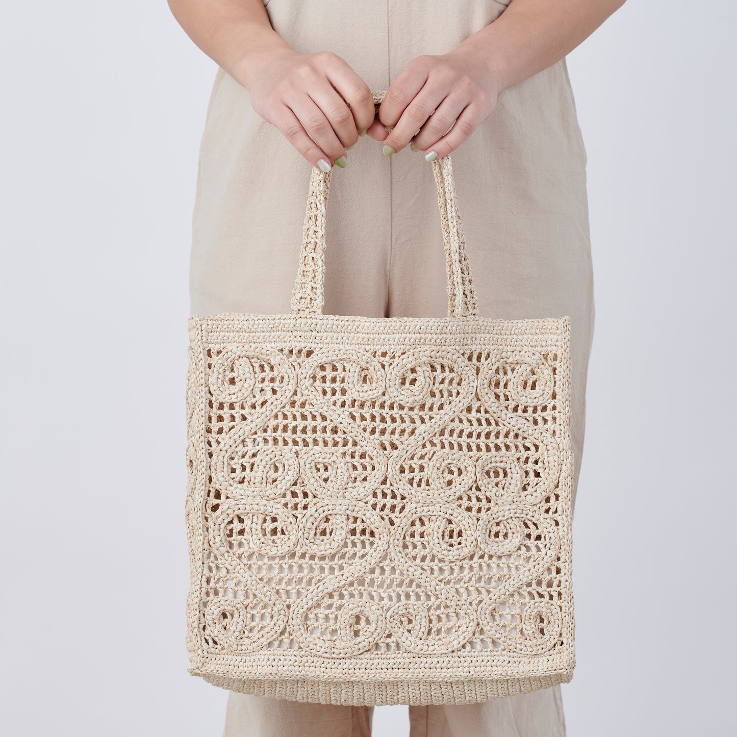Hand Crochet Raffia Bag - HARP