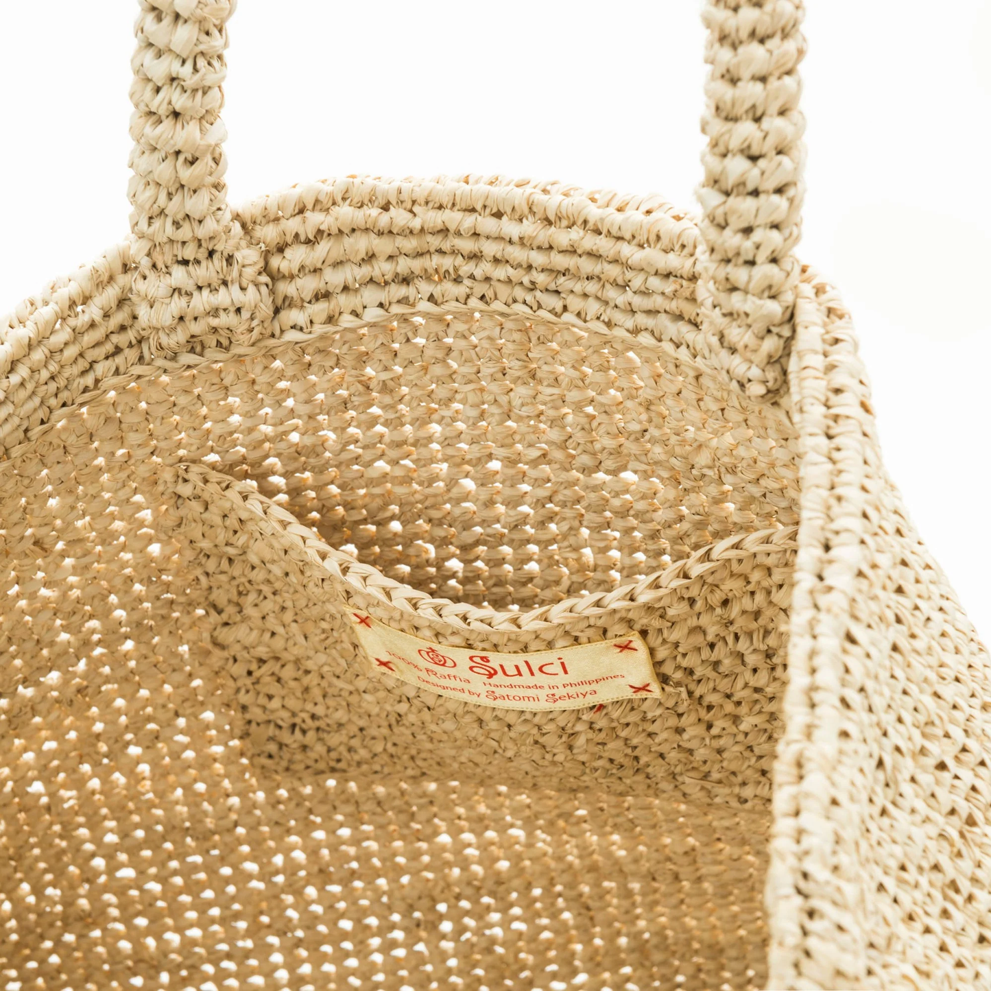 Hand Crochet Raffia Bag - HEXA