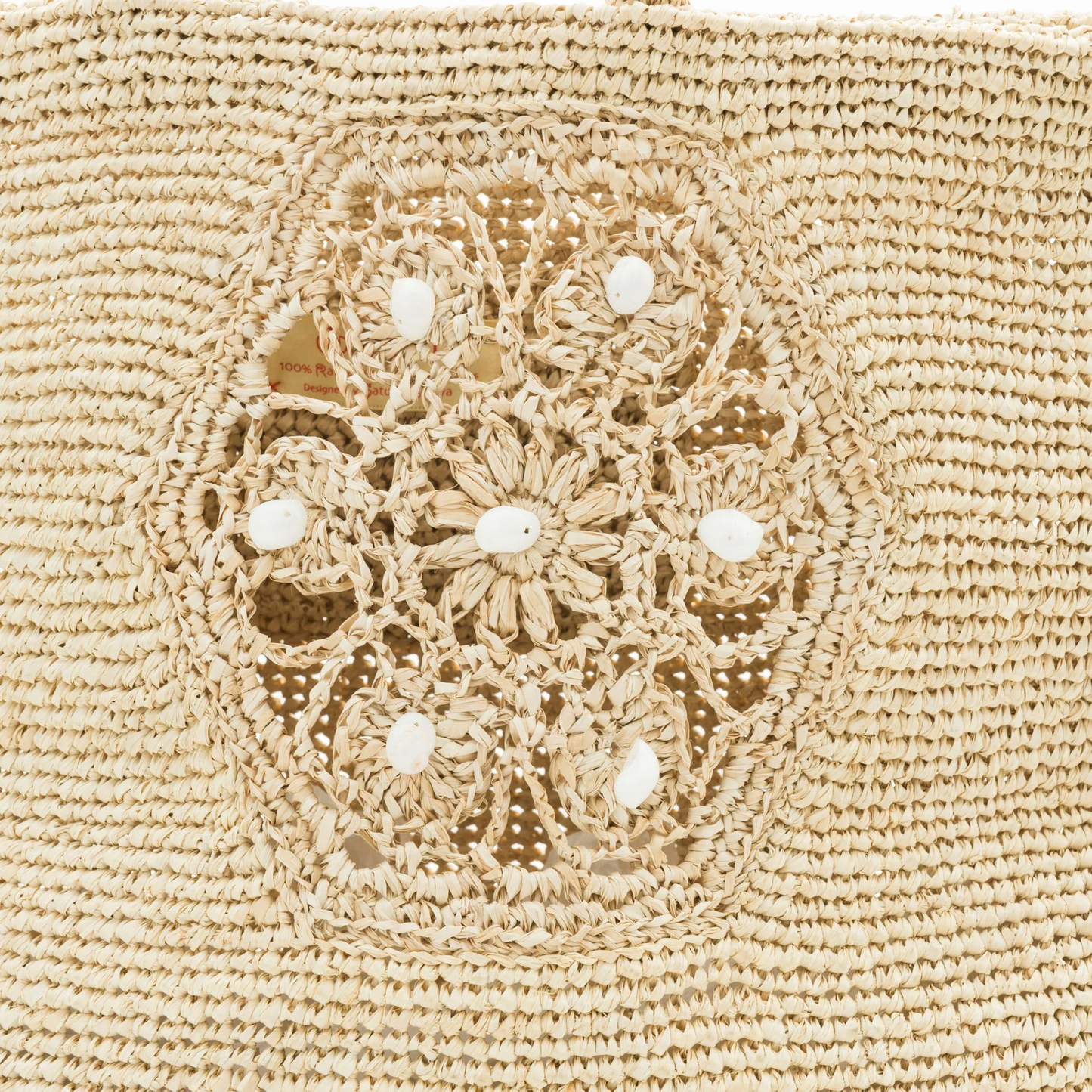 Hand Crochet Raffia Bag - HEXA