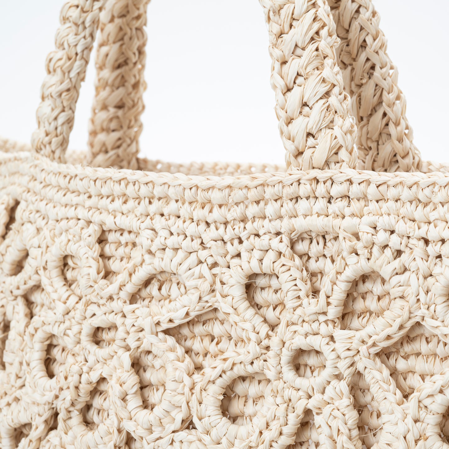 Hand Crochet Raffia Bag - HOBANA