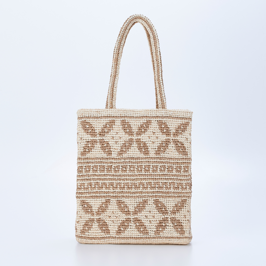 Hand Crochet Raffia Bag - JASMINE