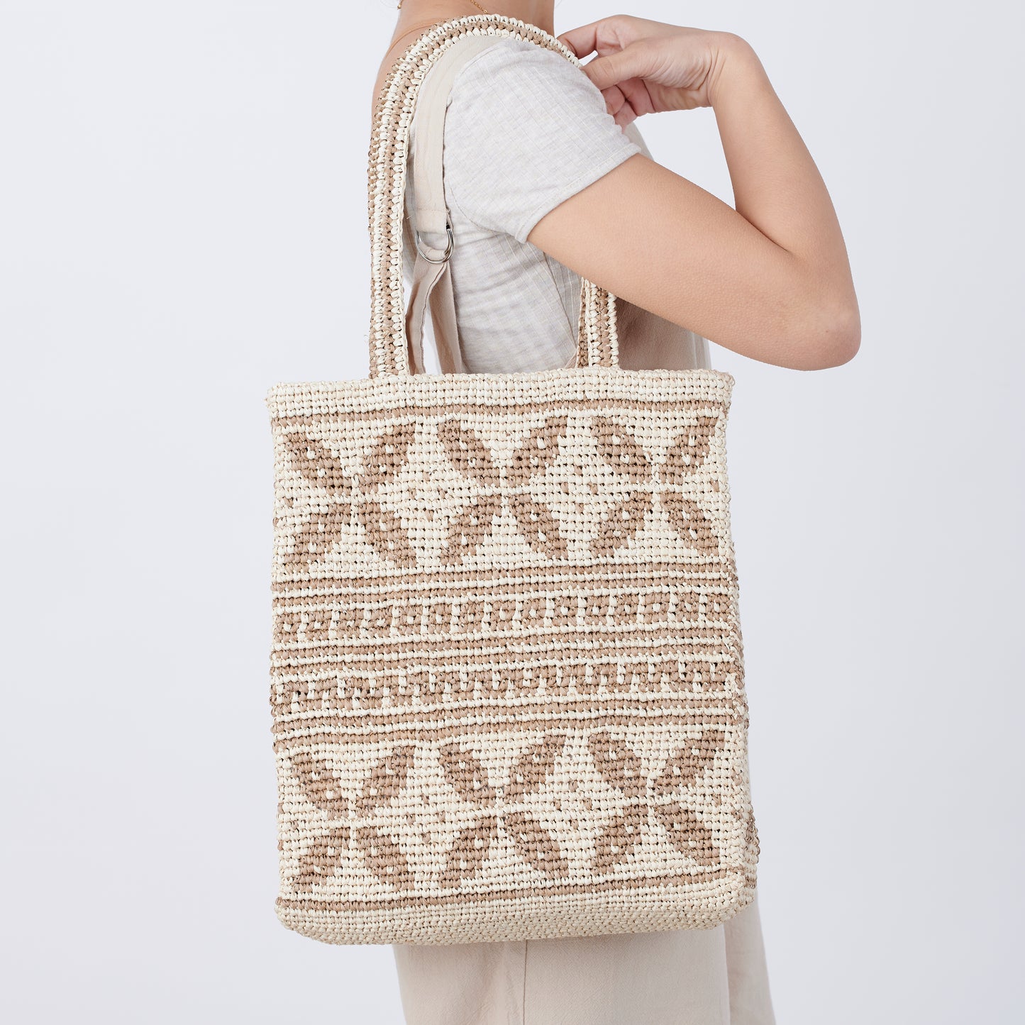 Hand Crochet Raffia Bag - JASMINE