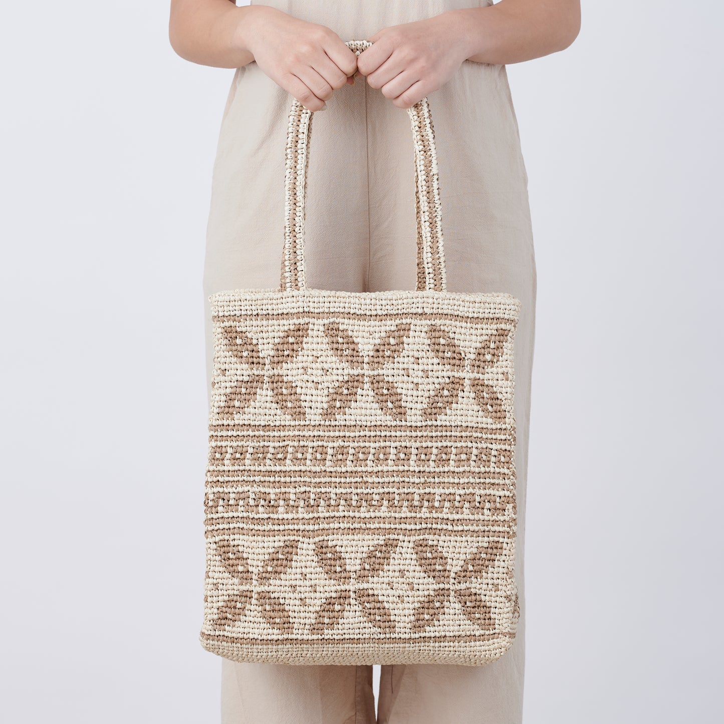 Hand Crochet Raffia Bag - JASMINE