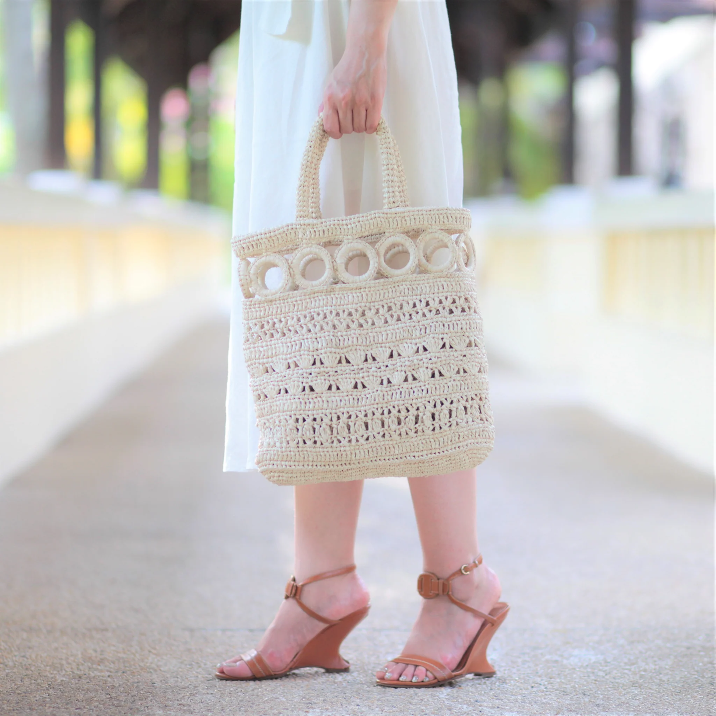 Hand Crochet Raffia Bag - KYA