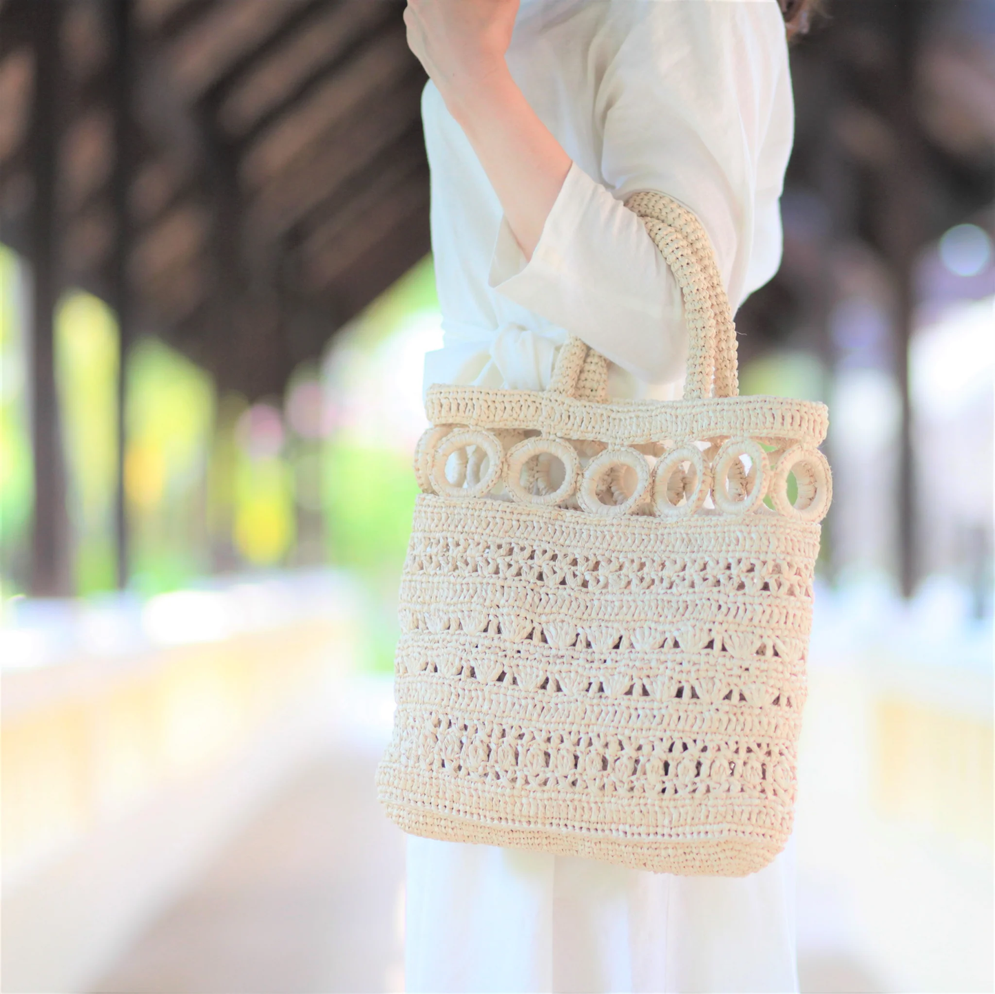 Hand Crochet Raffia Bag - KYA