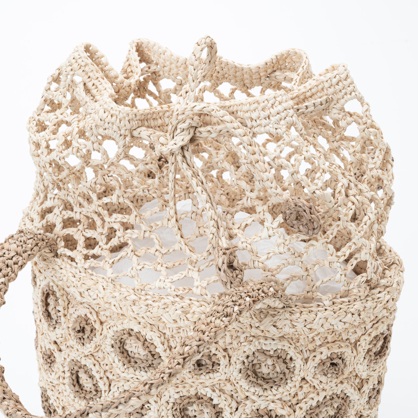 Hand Crochet Raffia Bag - RANDY