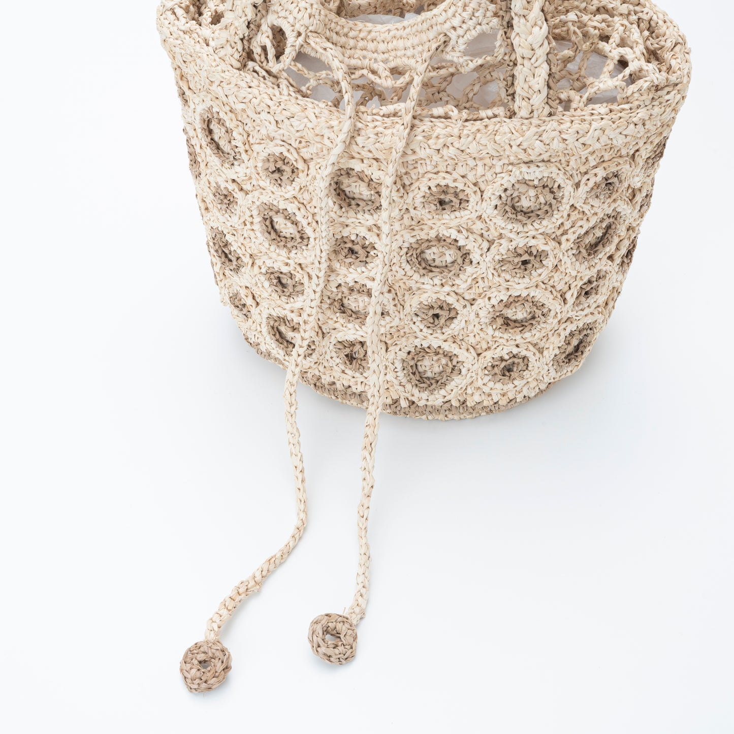 Hand Crochet Raffia Bag - RANDY