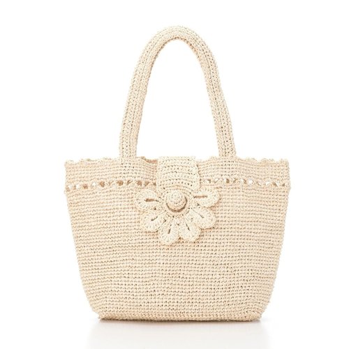 Hand Crochet Raffia Bag - MINA