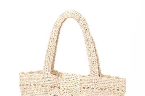 Hand Crochet Raffia Bag - MINA