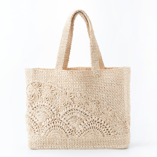 Hand Crochet Raffia Bag - PLAGE