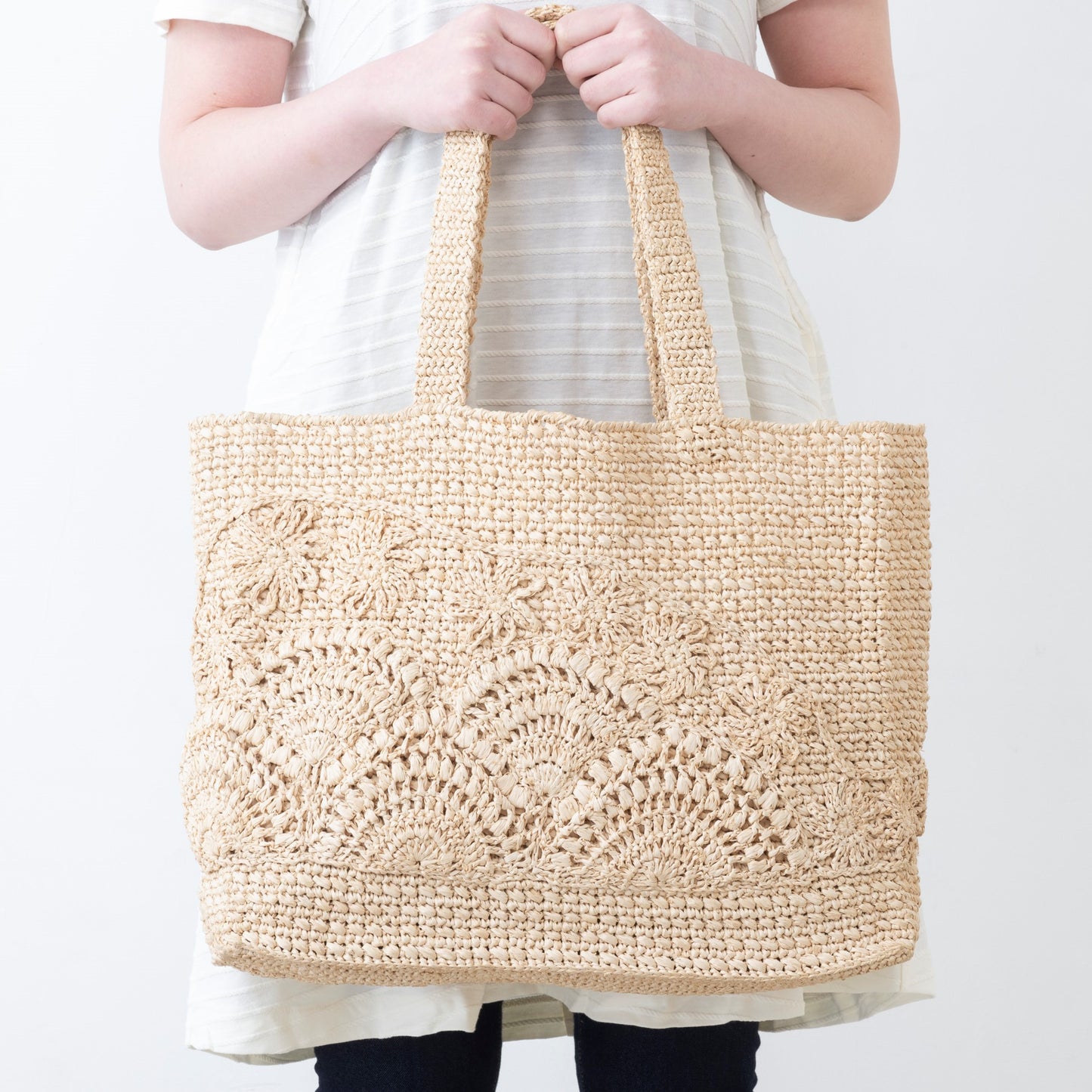 Hand Crochet Raffia Bag - PLAGE