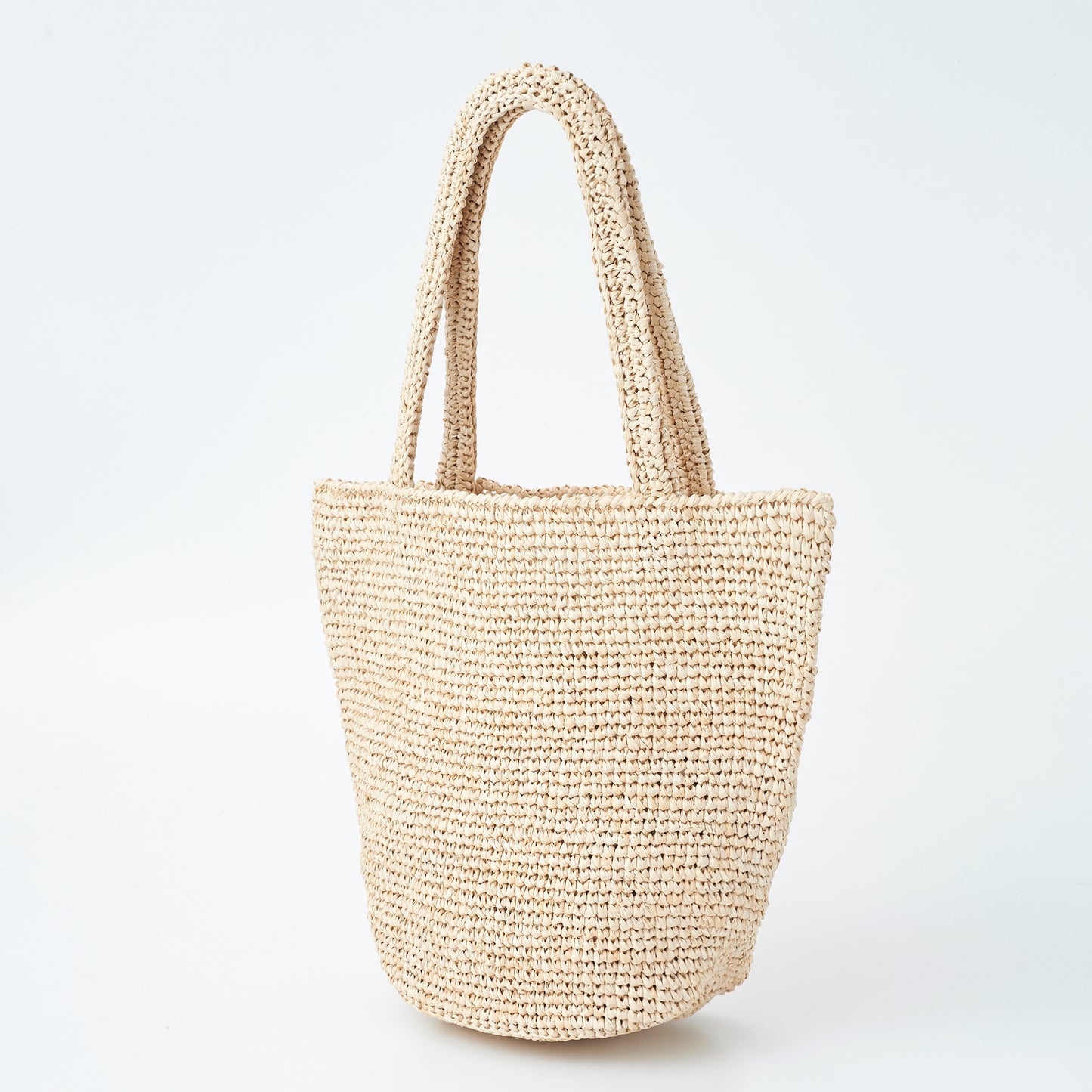 Hand Crochet Raffia Bag - PURAL (Beige)