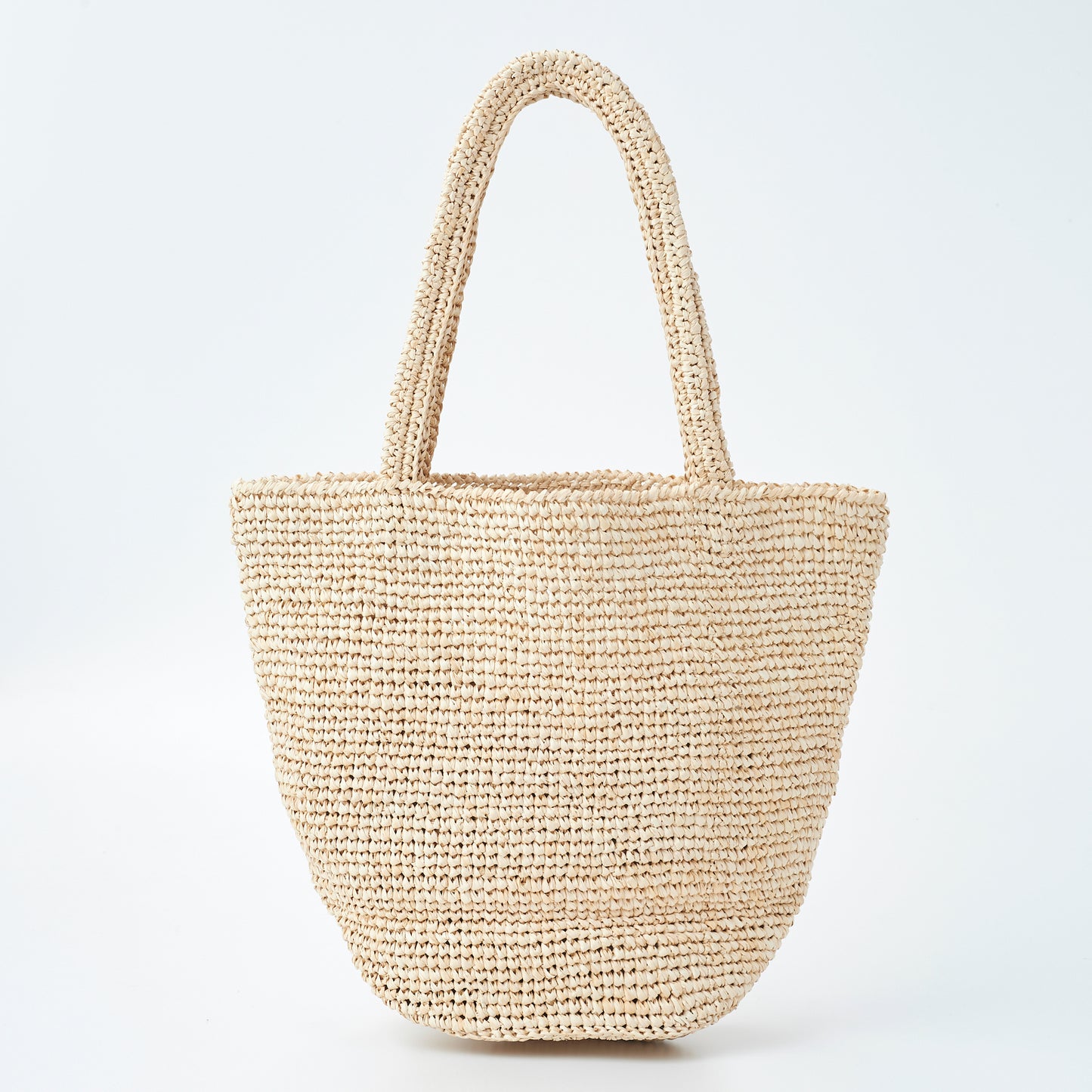 Hand Crochet Raffia Bag - PURAL (Beige)