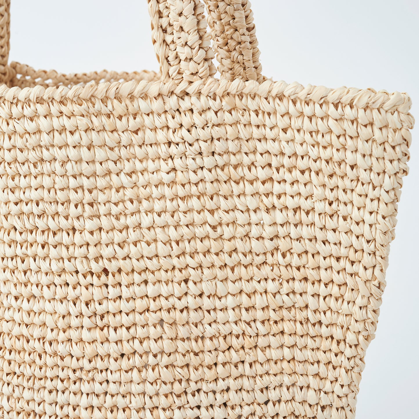 Hand Crochet Raffia Bag - PURAL (Beige)