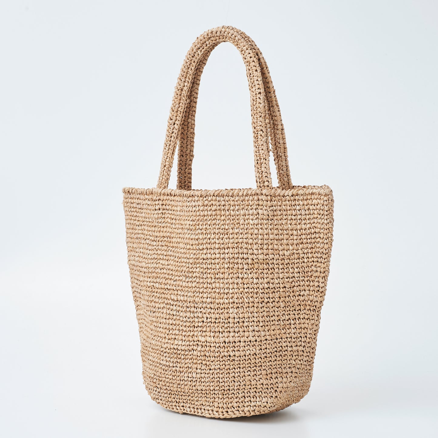 Hand Crochet Raffia Bag - PURAL (Chocolate)